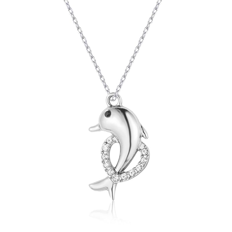 QLUYCKW Dolphin Necklace