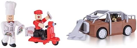 Roblox Action Collection - Work at a Pizza Place Game Pack [Includes Exclusive Virtual Item] & Action Collection - The Abominator Vehicle [Includes Exclusive Virtual Item]