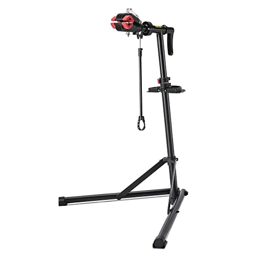 CXWXC Bike Stand Bike Heavy Duty Stand Bike Stand Bicycle Stand with Welded Clamp Head 360� Rotatable Quick Release (Black)