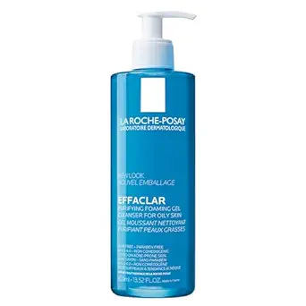 La Roche-Posay Effaclar Purifying Foaming Gel Cleanser for Oily Skin, With Zinc Pidolate To Remov...