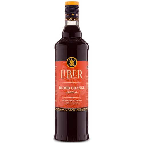 Liber & Co. Blood Orange Syrup - Craft Cocktail Mixer Made with California Moro Blood Oranges...