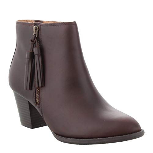 Vionic Women's, Madeline Ankle Boot Chocolate 8 M