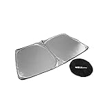 WellVisors Windshield Sun Shade Compatible With Audi A6 Sedan Allroad Wagon S6 2019-2021