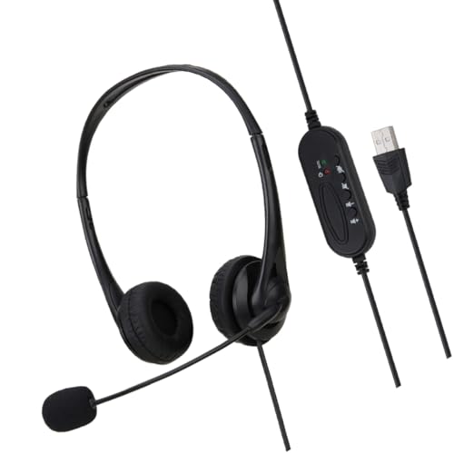 LIFKICH USB�m�C�Y�L�����Z�����O�w�b�h�Z�b�g �L���}�C�N�t�� �R���s���[�^�[�p�w�b�h�t�H�� �I�����C������ �r�W�l�X�ʘb �E�F�r�i�[�Ή� �y�ʐ݌v �����^�C�v