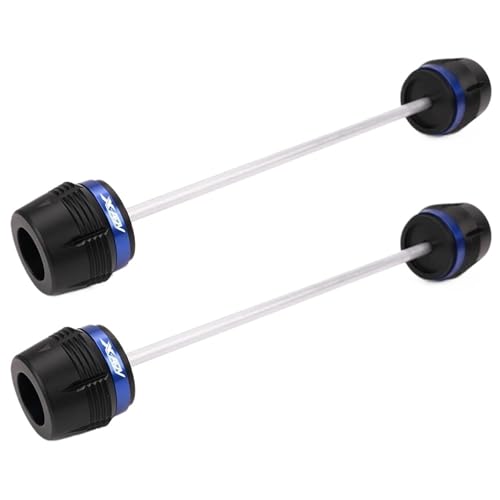 �I�[�g�o�C �ɓK�� Forza 750 NSS 750 XADV 750 2021-2025 �I�[�g�o�C�p ���A�t�����g�z�C�[���t�H�[�N�X���C�_�[�v���e�N�^�[ �A�N�X���t�H�[�N�N���b�V���X���C�_�[(XADV Front Rear-Blue)