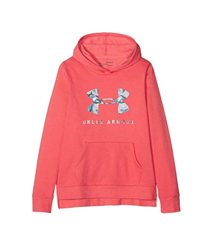 Haut Under Armour Rival Fille en molleton respirant à grand logo imprimé