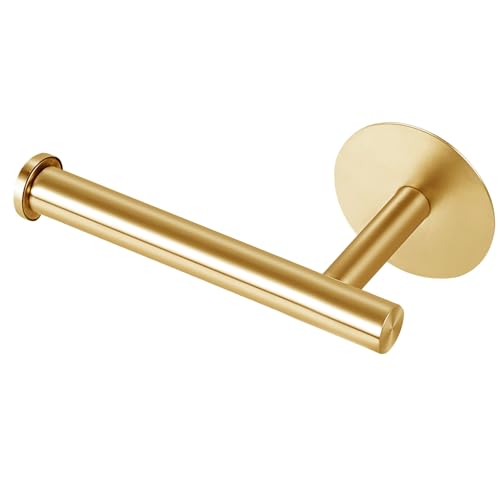 Meplait Toilettenpapierhalter Ohne Bohren, Edelstahl Klopapierhalter Toilettenpapier Halter Selbstklebende WC Papier Halterung für Küche und Badzimmer