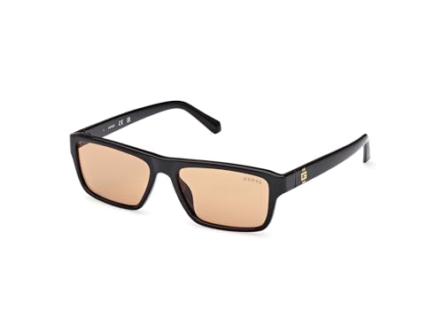 Guess Gu00085 Shiny Black Lunettes de Soleil pour Homme Noir Taille Unique