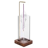 VCVOIP Incense Holder, Modern Incense Burner with Removable Glass Ashes Catcher, Anti-ash Flying Inc