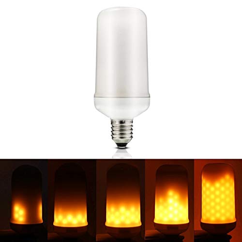 Image of Arghyam Antique LED Flame Bulb Screw base Flickering White Bulb | Effect Fire Light Bulbs, 4 Modes, E27 /26 Standard Base, LED Flame Light, Atmosphere Lighting, Decorative Light