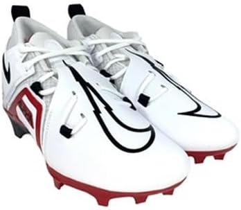 Nike Alpha Menace 3 Pro Mid Men's Football Cleats White Red Black CT6649-103 Size 13.5 Medium US - Image 3