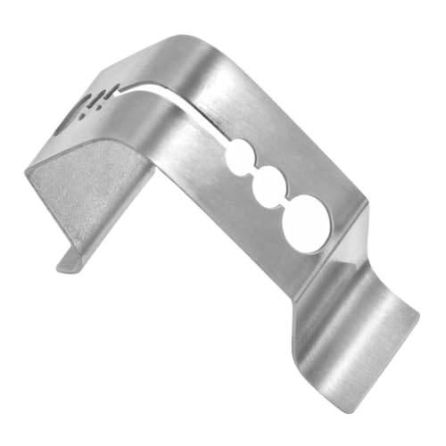 AUTSUPPL Stainless Steel Food Thermometer Holder Grill Probe Clip Pot Clip for Thermometer Multi-Function Temperature Probe Holder for Accurate Cooking