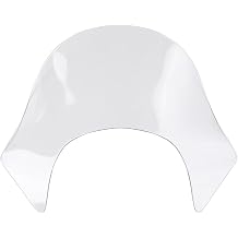 Clear Windshield Compatible for Harley Davidson Dyna Softail Sportster XL883 1200 Windscreen