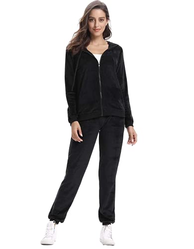 Survêtement de jogging noir femme XL : votre maillot de sport idéal pour le running en plein air
