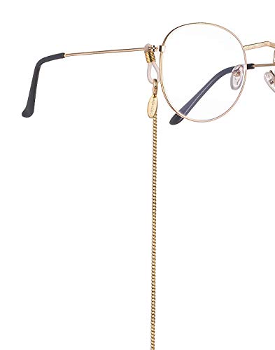 Jinear 18K Gold Plated Eyeglass Chains Sunglass Retainer Strap Eyewear Retainer Eyeglass Strap Holder For Women #TOP5