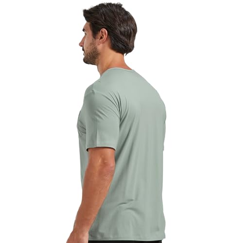 netdraw men39s ultra soft bamboo viscose pocket t-shirt classic fit lightweight cooling short sleeve casual basic shirt