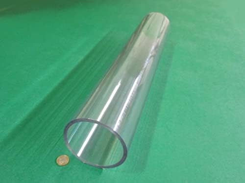 Polycarbonate Round Tube 4.50" OD (4 1/2") x 4.00" ID x 1/4" Wall x 24" (More Length Options)