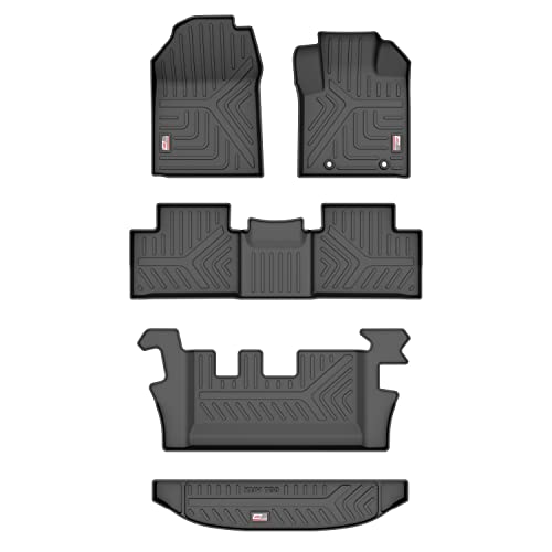 Image of GFX Rubber Car Trunk Boot Mat Black | Premium Non-Slip Dicky Mat Compatible with XUV-700 (Model-2020) Onwards | Full Coverage, Anti-Tear, All-Weather, Waterproof & Durable for Long-Lasting Protection