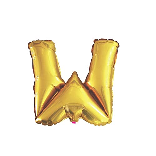 Balão Dourado W - 28 Polegadas = 71 CM