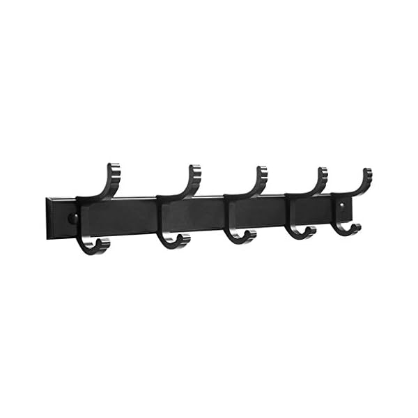 OH Bathroom Hook Clothes Hooks Adjustable Hand Towel Coat Holder Hooks Rack Roll Hanger Wall Mount Strong Viscose Hooks Hanger Hook Black Coat Hooks Retro
