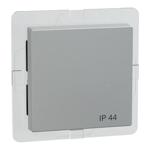 Schneider Electric Merten Wippe IP44 für Schalter, 1-fach, System M, aluminium, Artikelnummer 433060