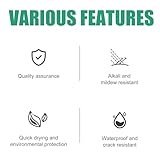 Wall Repair Paste Kit | Drywall Repair Cream | Wall Paint Peeling Crack Repairing Agent Covering Stain with Scrape for Walls Holes, Peeling, Graffiti, Cracks - Image 4