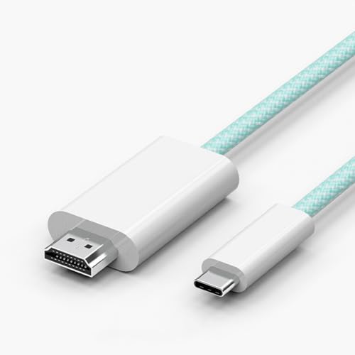 VAVIICLO���ϋv�i�C���� USB Type C HDMI �ϊ��P�[�u���y4K@60Hz�z1.8M�ڑ��P�[�u�� Thunderbolt3/4 �^�C�vC to hdmi �Ή�iPhone 15/iPhone 15 Pro Max/MacBook Pro/