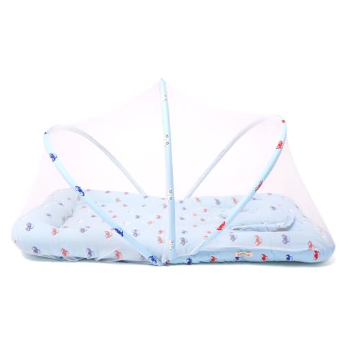 Image of TIDY SLEEP Mattress with Mosquito Net, Mosquito Protection Mattress, Size: 90cm x 65cm x 10cm Car