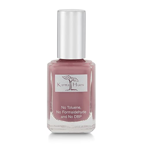 Karma Organic Natural Nail Polish-Non-Toxic Nail Art, Vegan And Cruelty-Free Nail Paint (Wine O'clock) #TOP19
