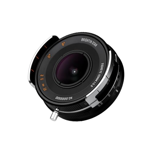 Image of Brightin Star 10mm F5.6 Pro Fisheye Lens for Sony E Mount, 175 Ultra-Wide Angle Manual Focus Prime APS-C Mirrorless Cameras Lens Fit for ZV-E10, A7IV, A7SIII, A7III, A7C, A6600, A7RIV, A7RIII
