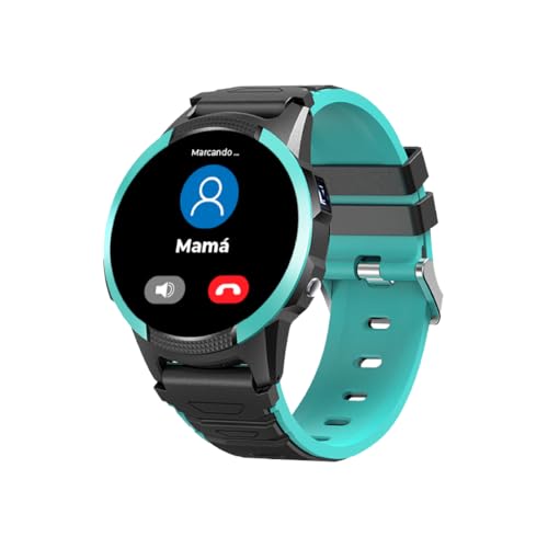 Smart Watch DX2 - Reloj inteligente para niños con doble cámara Vtech 27 SaveFamily Slim 4G – Reloj Inteligente niño con Videollamada, Llamada, Chat, Botón SOS, Cronómetro– Color Verde