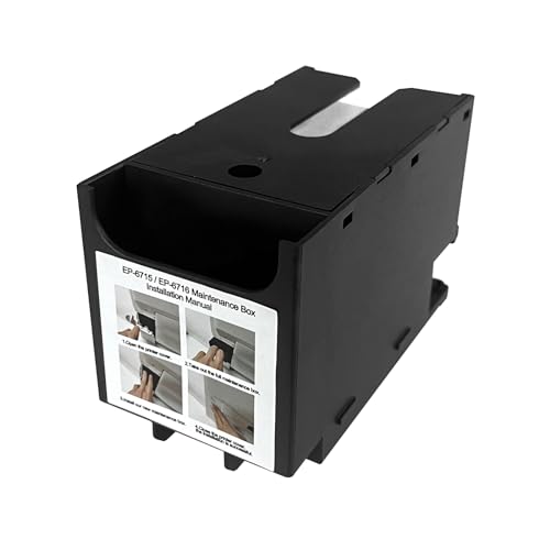 KSUMEI T6715 T6716 Ink Maintenance Box for Workforce Pro WF-4730 WF-4740 WF-4734 WF-4830 WF-4820 WF-4720 WF-4834 WF-3820 ET-8700 WF-C5790 WF-C5710 Printers(Pack of 1) -  Top Ink Digital, EP-T6716