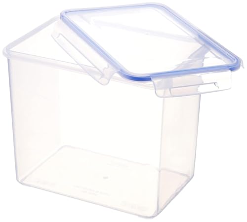 Image of Aristo 304 Lock & Fresh Airtight Food Storage Container, BPA Free, Leakproof & Freezer Safe, Transparent Kitchen Storage Box Set of 3-4400 ML (22 x 15.5 x 19cm)