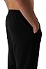 ROSS CAMP Jogginghose Herren – Sporthose Lang Baumwolle, Freizeithose Trainingshose, Sweatpants Jogger, Laufhose Breite Modern(Schwarz, M) #4