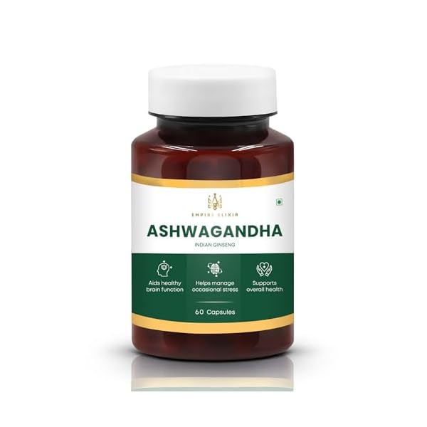Ashwagandha Capsules 450mg | 60 Count | Herbal Supplement for Men and Women | Non-GMO | Adaptogen | Energy and Wellness Support