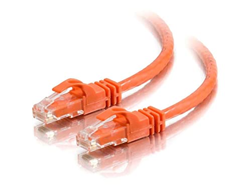 C2G 27894 Cat6 Crossover Cable - Snagless Unshielded Network Patch Cable, Orange (14 Feet, 4.26 Meters)