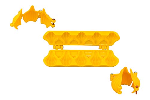 DS Modak Maker Mould Combo of 3 Sizes | Sweet Mithai Chocolate Sacha with Strip Mould and 3 Fold Mold Combo (Set of 3)