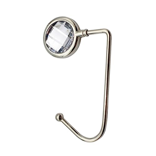 WOFASHPURET Handbag Hooks Set of 2 Alloy Hooks for Table Non-Slip Pad for Purses Backpacks Schoolbags Keep Your Belongings Clean