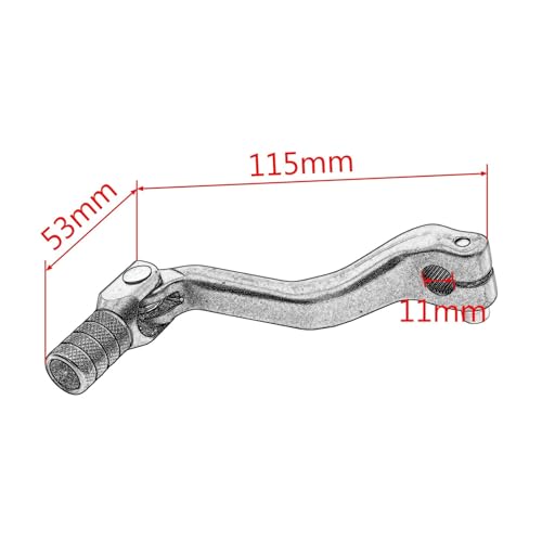 Levier de vitesse pliable moto universel pour éviter la casse T4 K6
