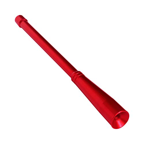 DeepRoar Replacement Antenna for Chevy Traverse 2008-2015, Optimized FM/AM Reception, 6.75 Inch EA01 (Red)