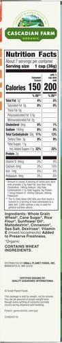 Cascadian Farm VLX-1235 Organic Cinnamon Crunch Cereal, Whole Grain Cereal thumb #11