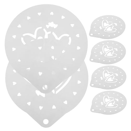 OKUMEYR 6pcs Fondant Stencils for Baking and Cookie Decorating Reusable Cake Mold Templates for Art Mother's Day Easy to and Use