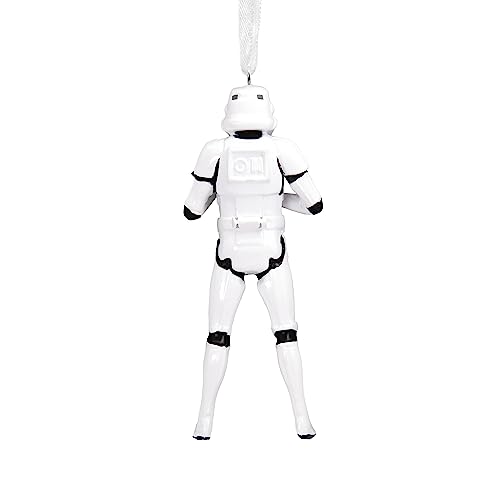 Hallmark Stormtrooper Hanging Christmas Ornament, Star Wars, Space Themed, Resin Tree Decoration, White, H 9 cm by W 3.5 cm by D 2.3 cm - Image 2