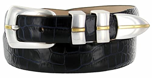 Marin Genuine Full-Grain Cowhide Leather Designer Dress Golf Belt 1-1/8
