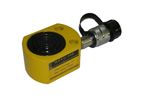 10 Tons 1" Stroke Multi Stage Low Height Hydraulic Cylinder Jack Ram Yg-10D #TOP3