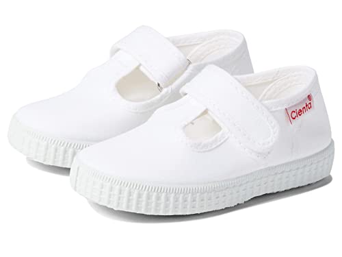 50000 – Infant/Little Kid/Toddler Shoes – Canvas Lining and Upper – Slide-in Design White 22 (US 6 Toddler) M