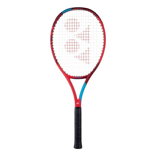 YONEX New Vcore Game Tango Red Encordado: Sí 270G Raquetas De Tenis Raqueta Multifunción Rojo - Azul 3