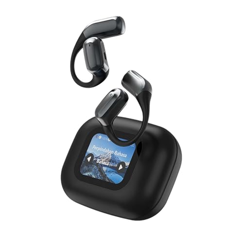 Auriculares sobre la oreja Xp2, Xp2 sobre los oídos, auriculares inteligentes con pantalla táctil abierta, auriculares inalámbricos Bluetooth 5.4, auriculares abiertos con pantalla LED, auriculares