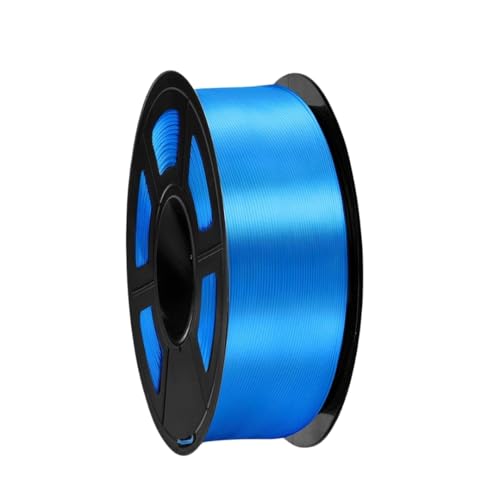 Image of FiLAMONT PLA Silk Filament 1.75mm, 3D Printer Filament, Shiny Silk 1.75 PLA Filament, 1kg(2.2Lbs) /Spool (Silk Blue)
