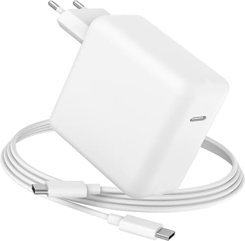 Cargador MacBook Pro, 100W 96W Cargador USB C para MacBook Pro de 16/15/14/13 Pulgadas, MacBook Air 2020/2019/2018, iPad Pro, Compatible con Lenovo, HP, Samsung, DELL, ASUS, con Cable de 2 M